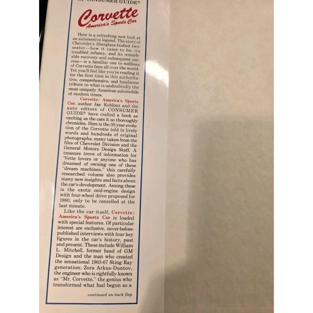 Corvette Americas Sports Car